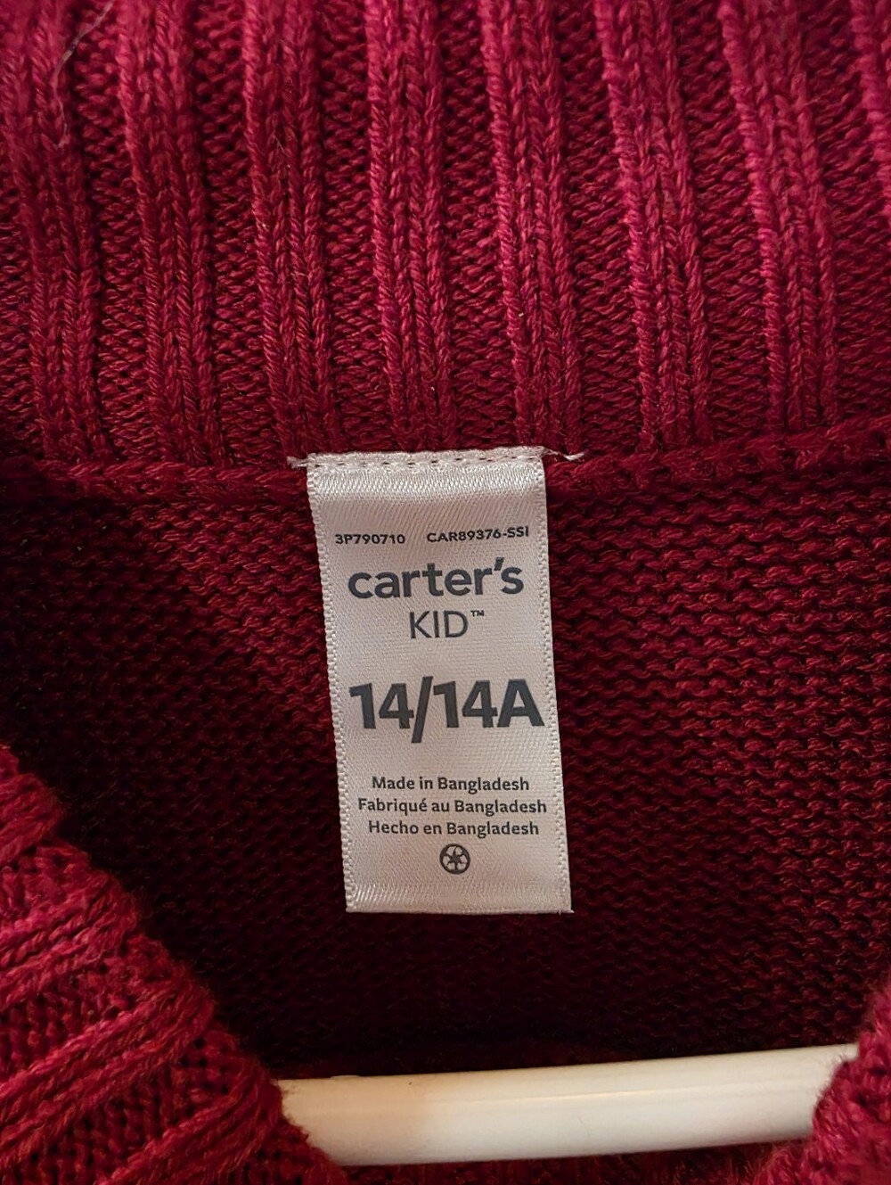 Carters Red Sweater - Picture 2 of 3